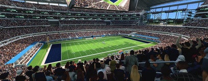 Seat view from Club Mezzanine