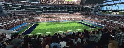 Seat view from Club Mezzanine