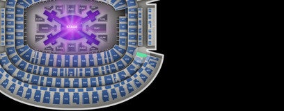 Seat view from Mezzanine