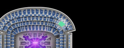 Seat view from Mezzanine