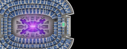 Seat view from Mezzanine