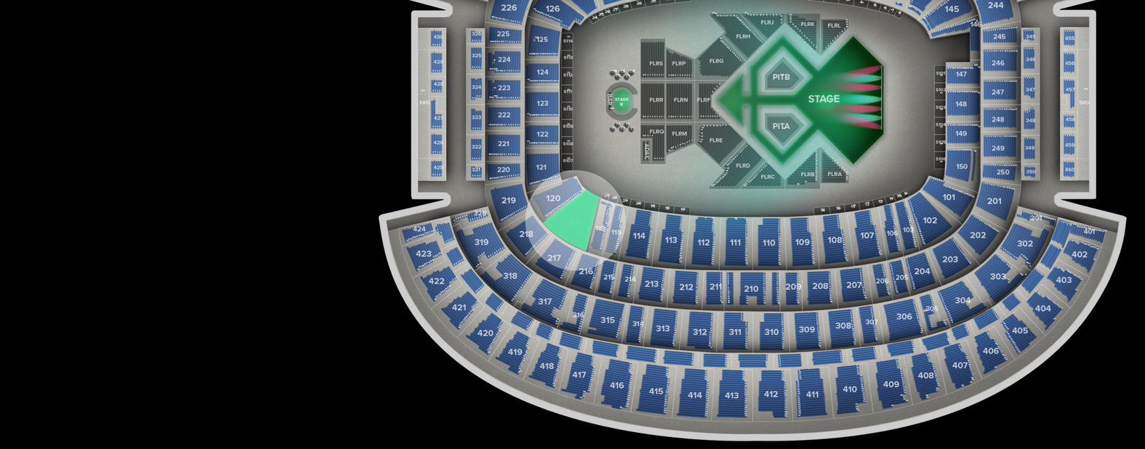 Seat view from Lower
