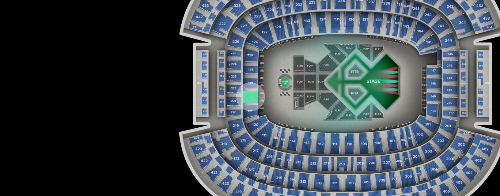 Seat view from Lower