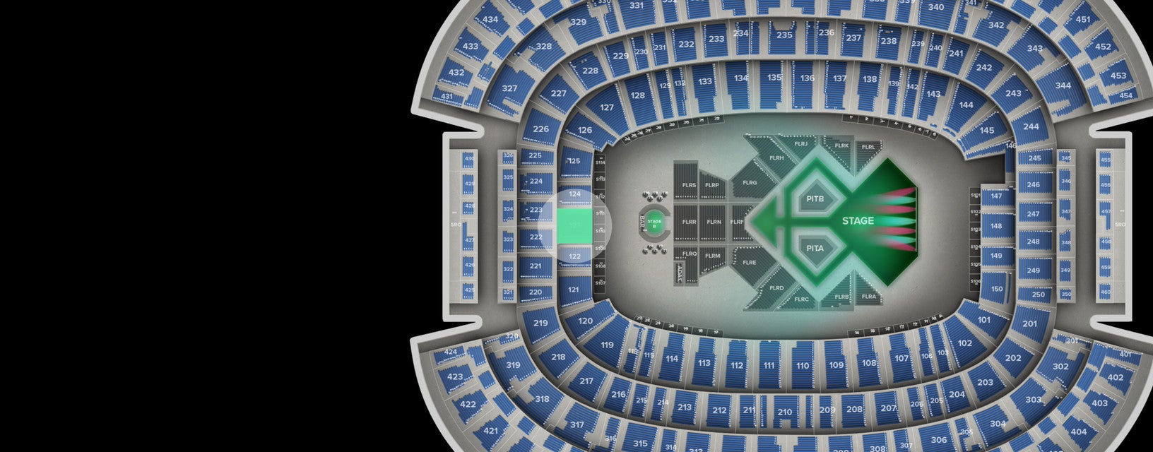 Seat view from Lower