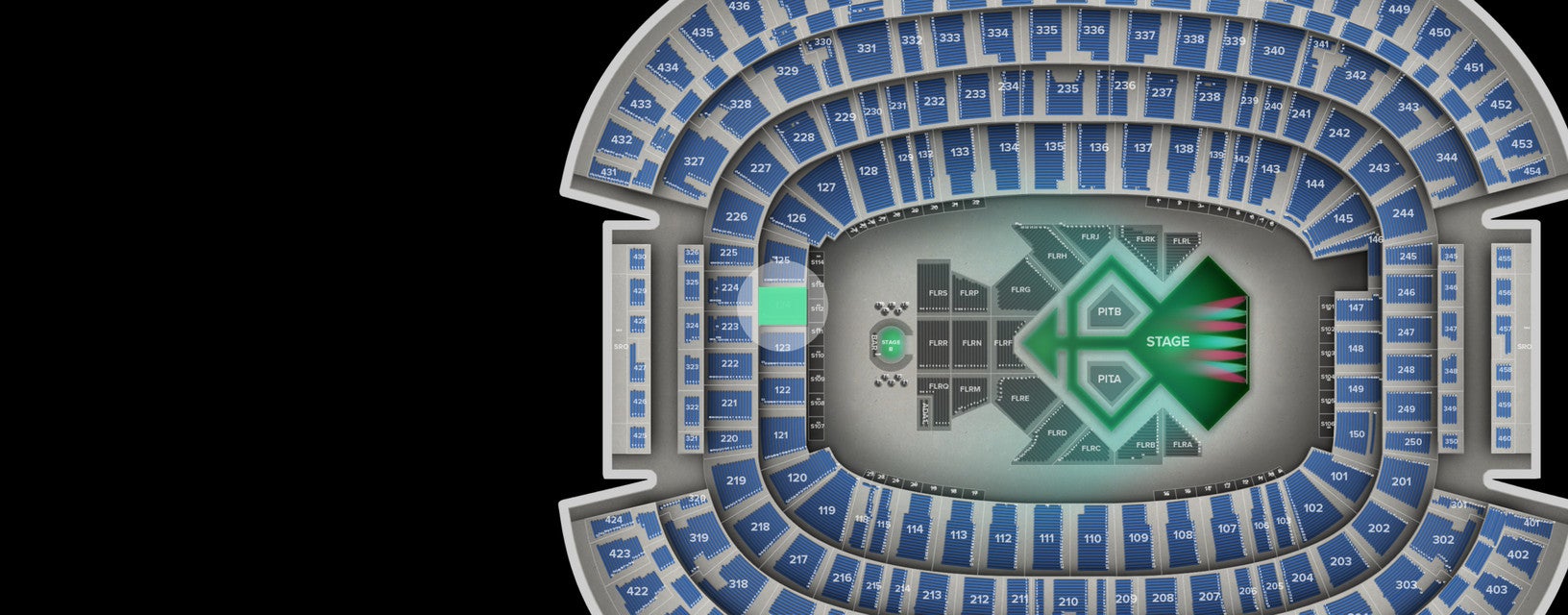 Seat view from Lower