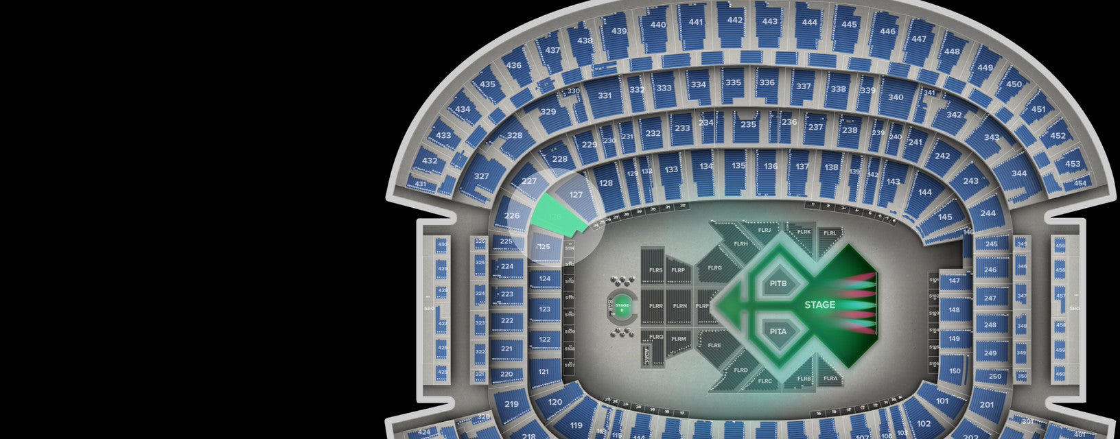 Seat view from Lower