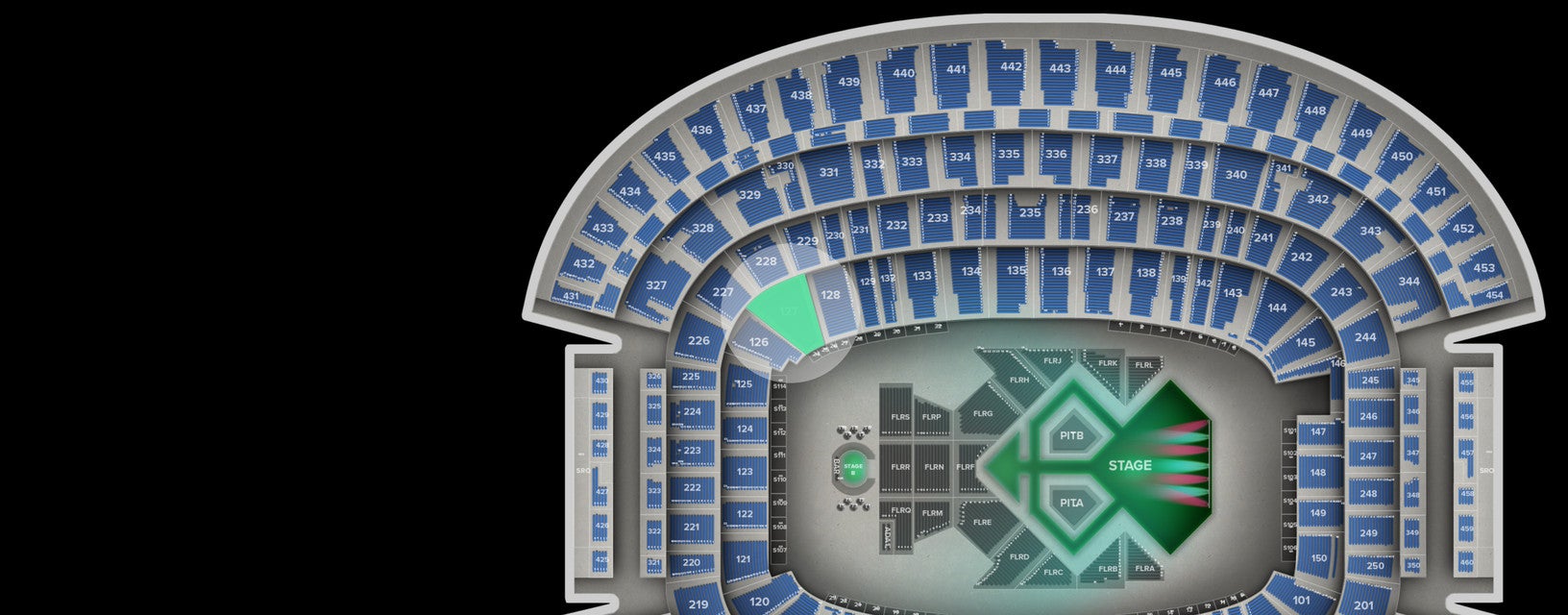 Seat view from Lower