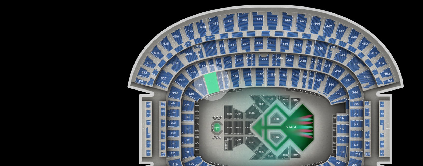 Seat view from Lower