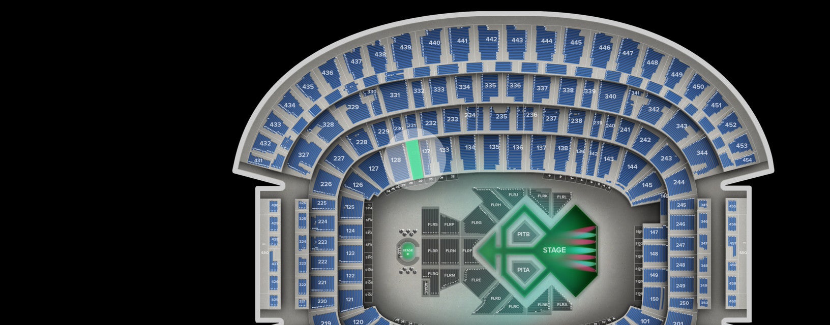 Seat view from Lower
