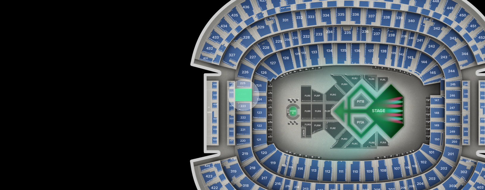 Seat view from Main