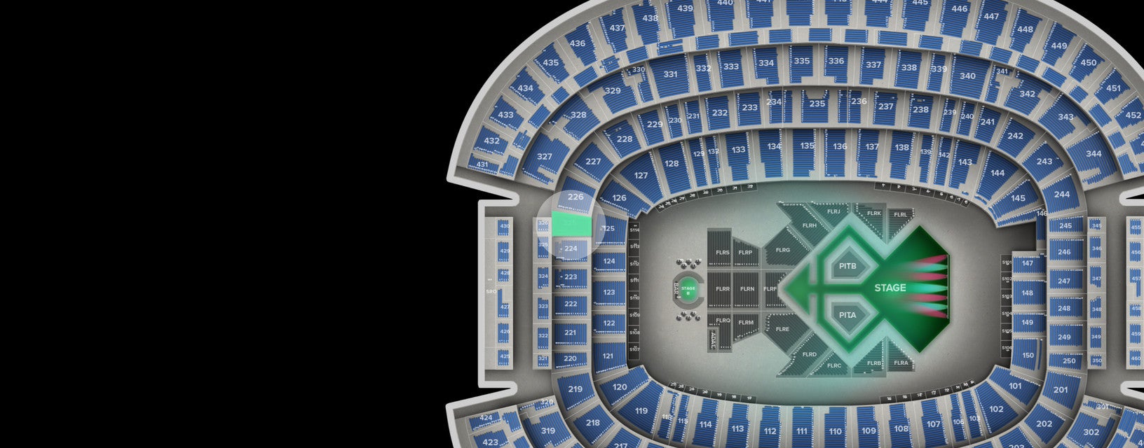 Seat view from Main