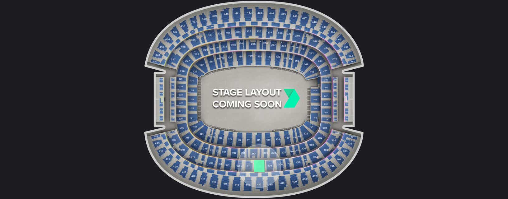 Seat view from Mezzanine