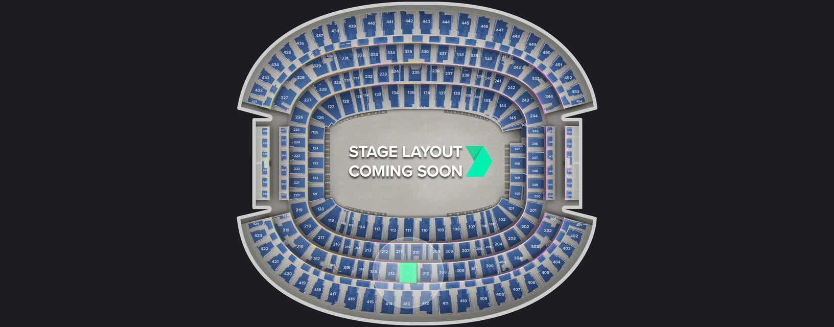Seat view from Mezzanine
