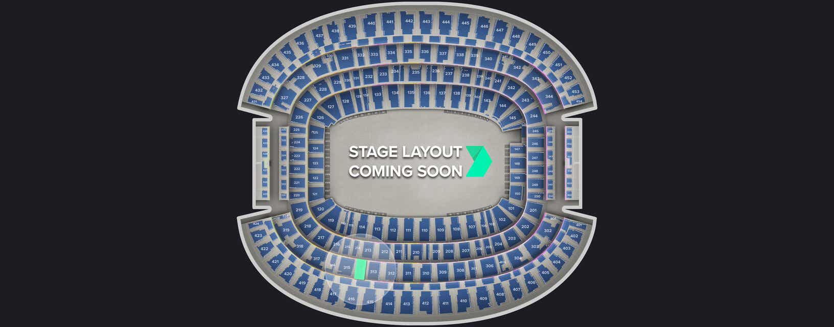 Seat view from Mezzanine