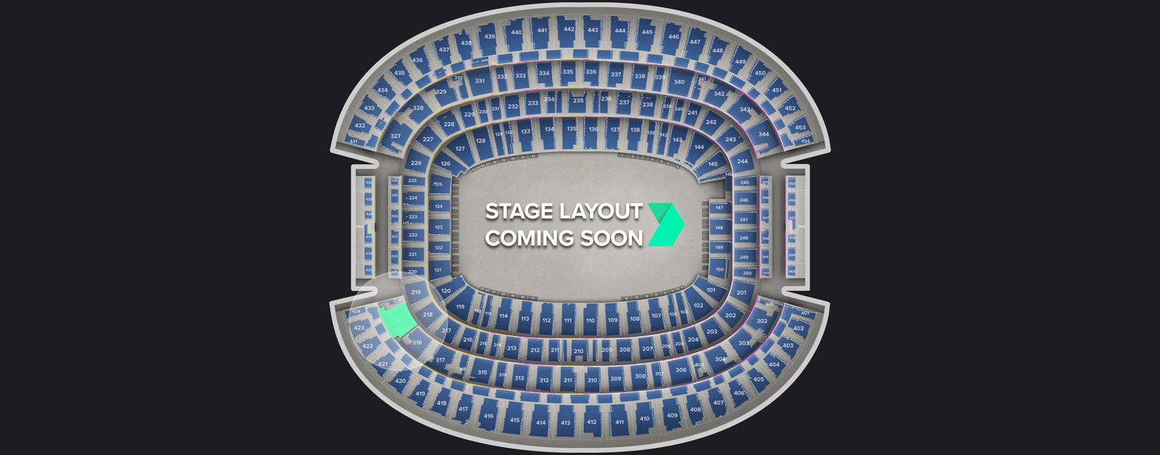Seat view from Mezzanine