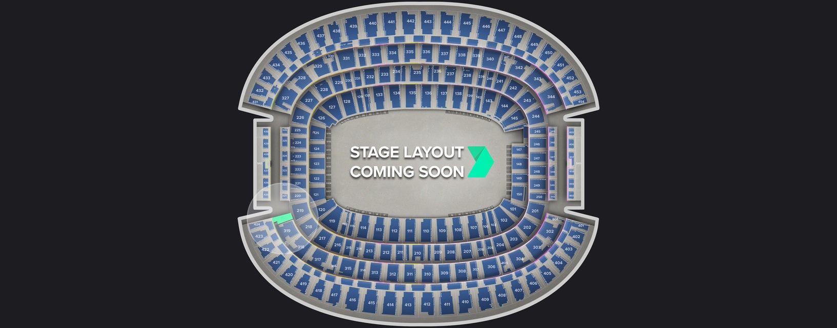 Seat view from Mezzanine