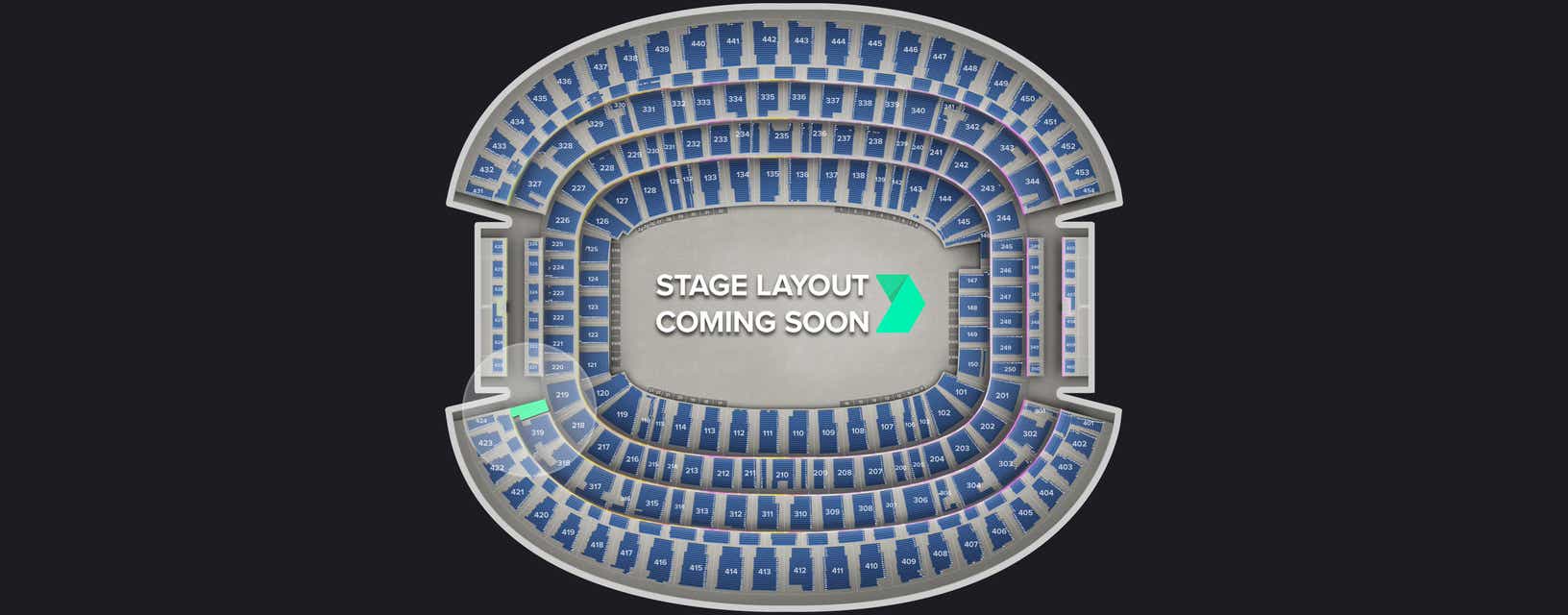Seat view from Mezzanine
