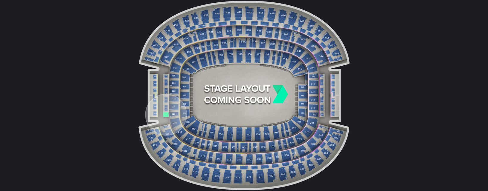 Seat view from Mezzanine