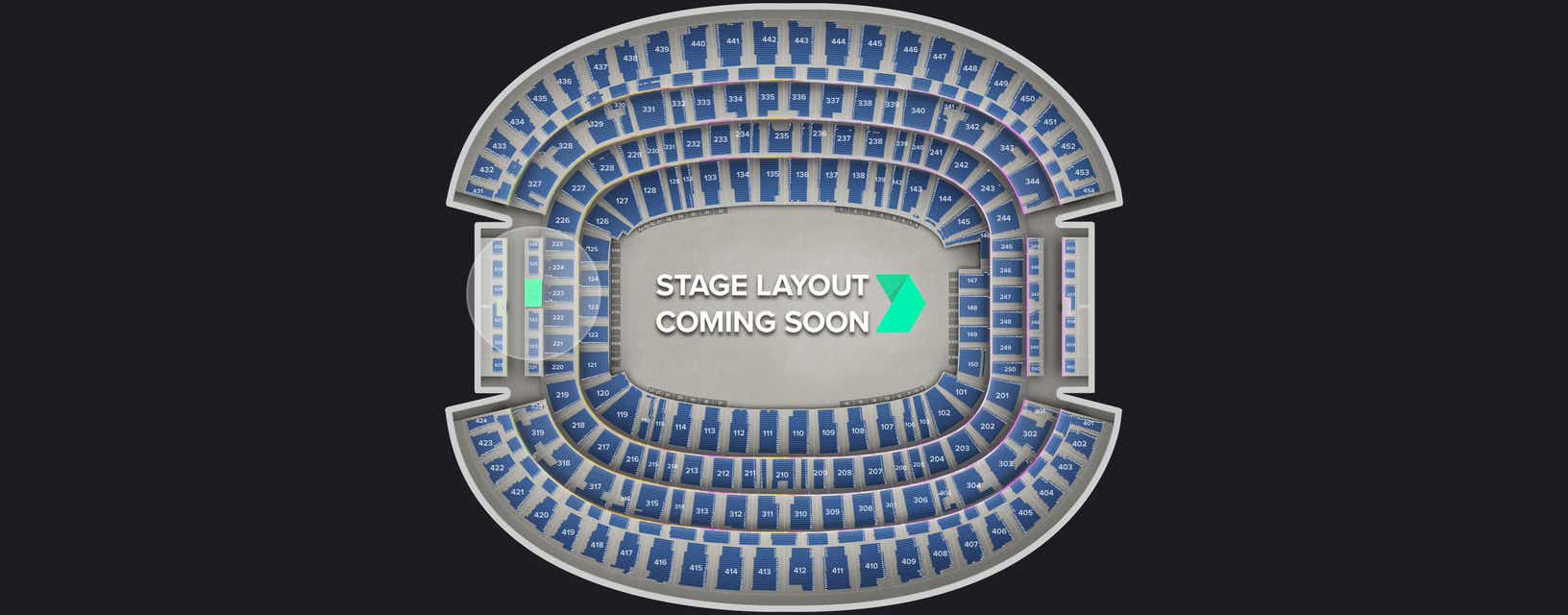 Seat view from Mezzanine