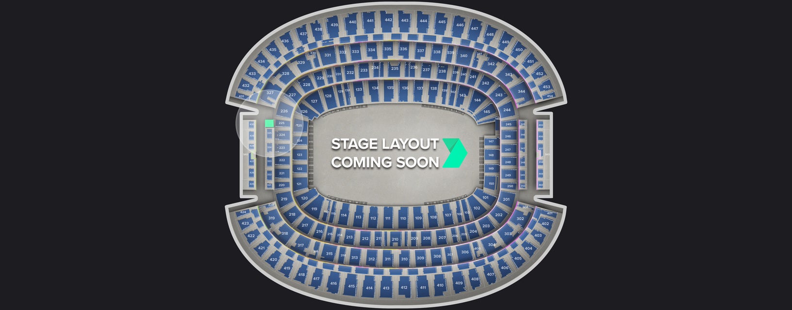 Seat view from Mezzanine