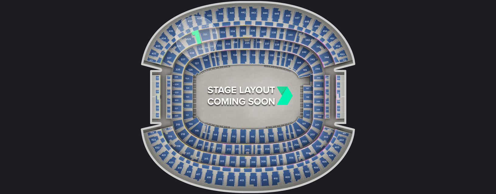 Seat view from Mezzanine