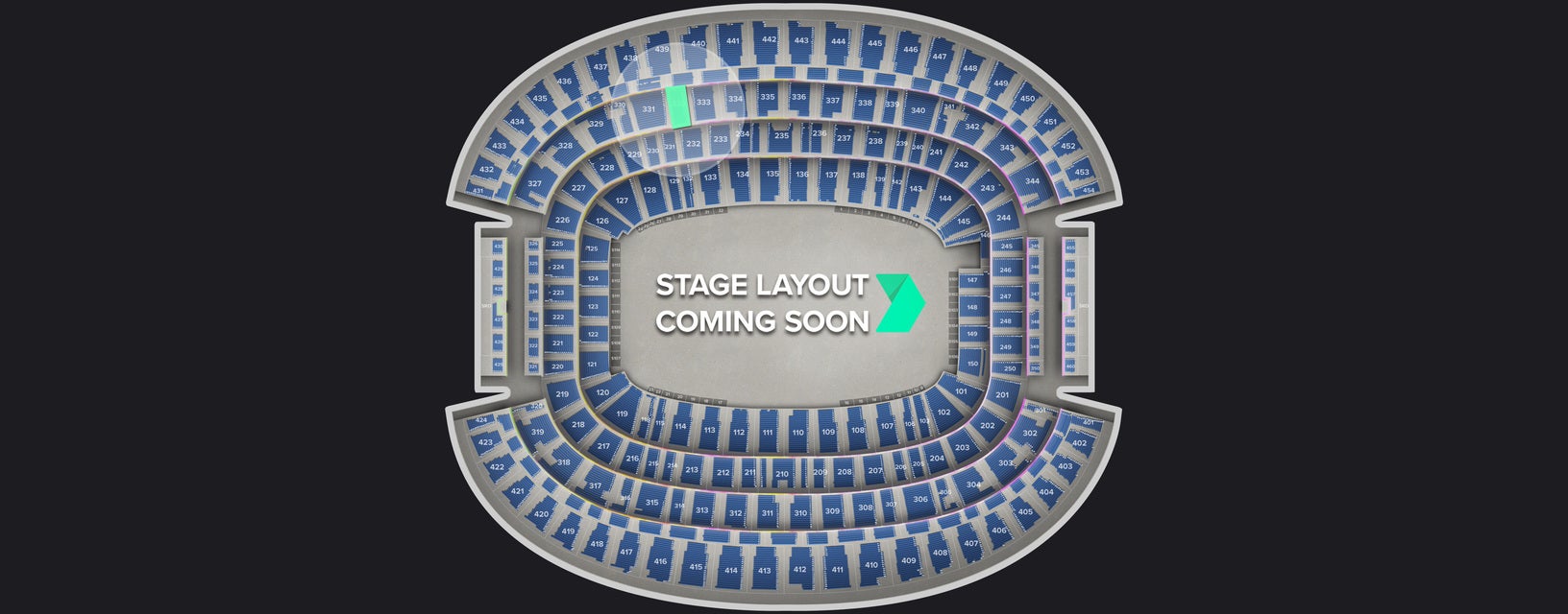 Seat view from Mezzanine
