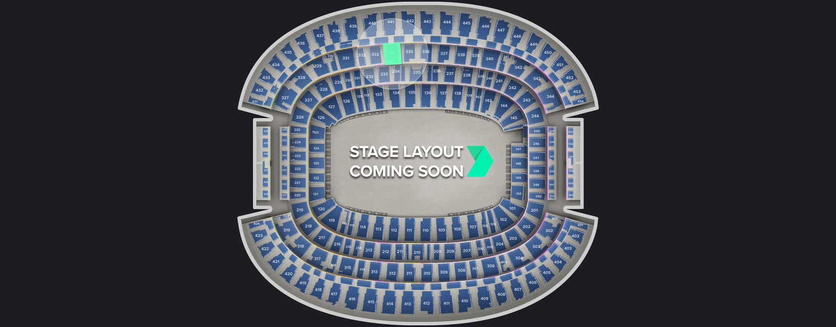 Seat view from Mezzanine