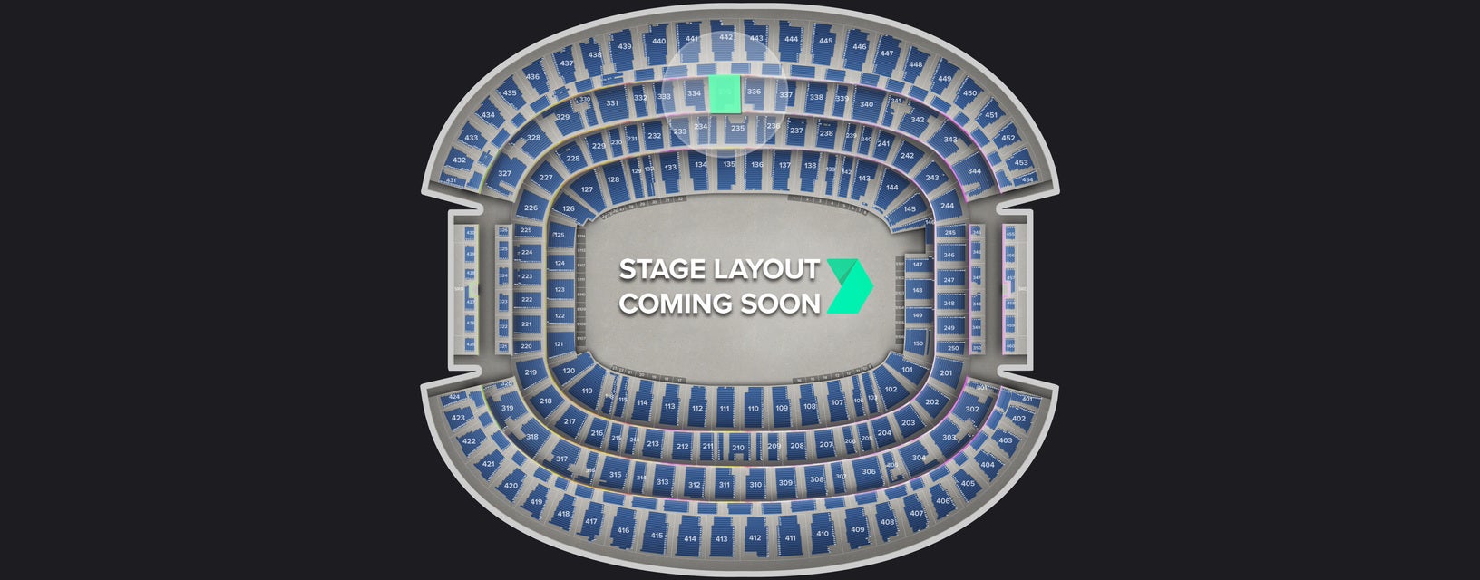 Seat view from Mezzanine
