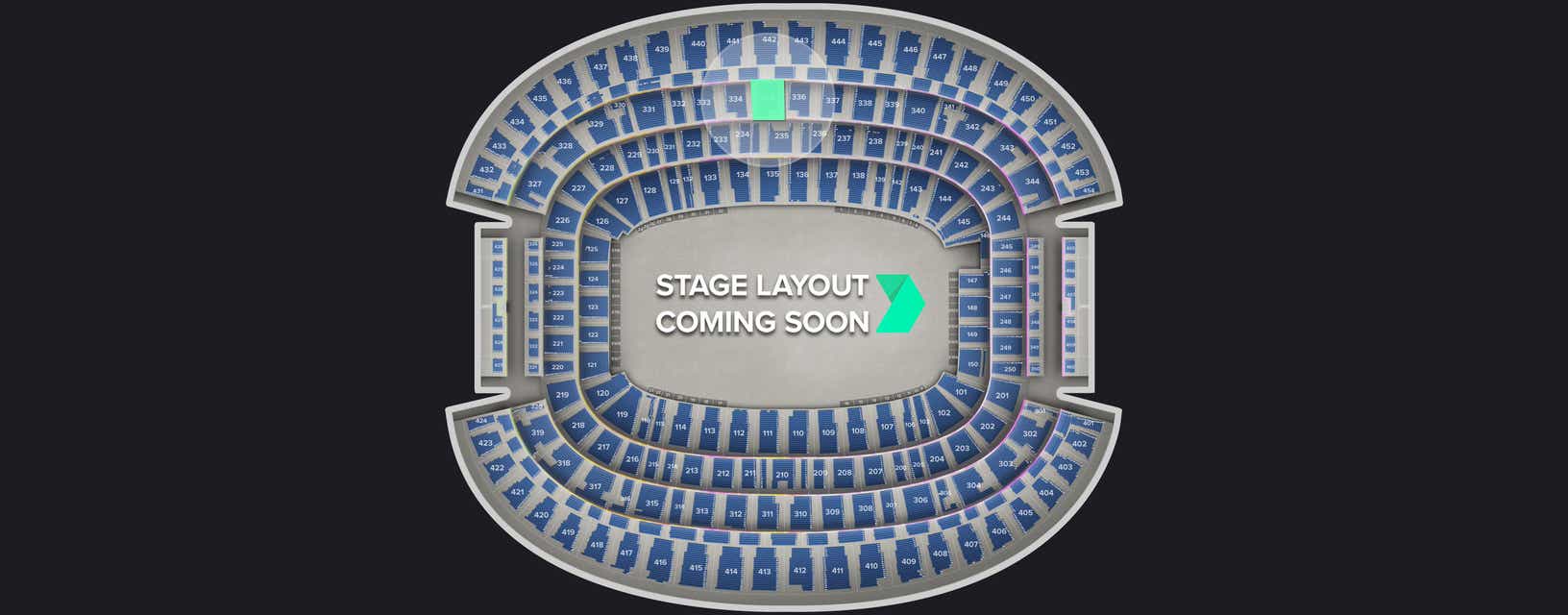 Seat view from Mezzanine