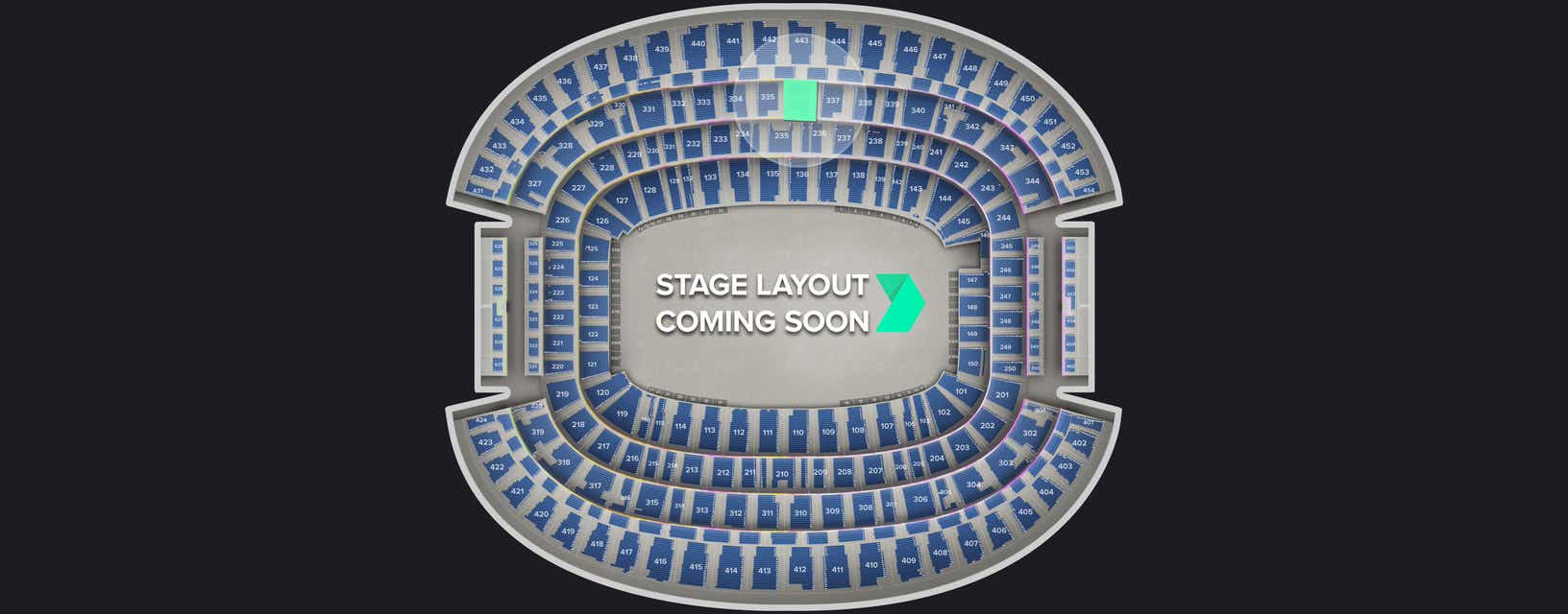 Seat view from Mezzanine