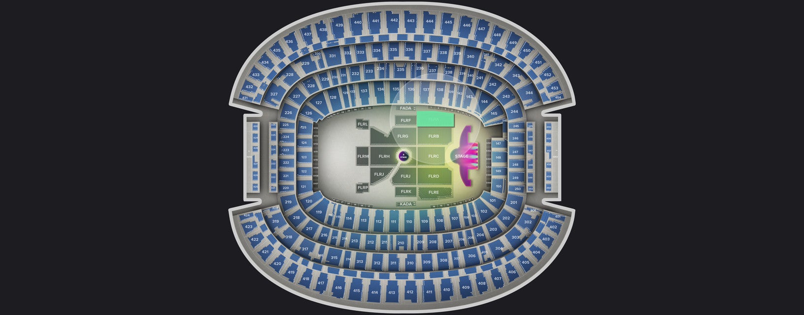 Seat view from Floor