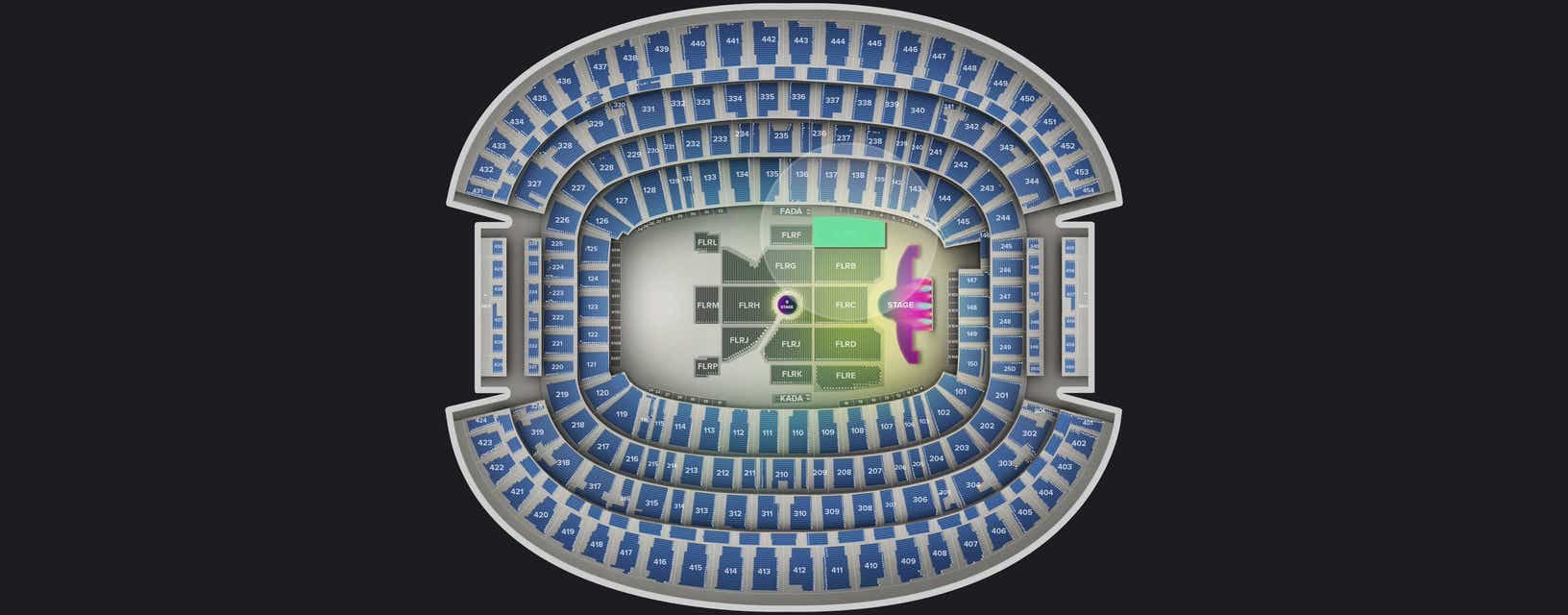 Seat view from Floor