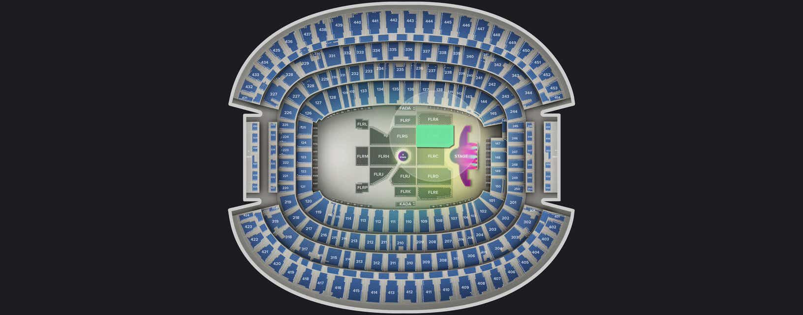 Seat view from Floor