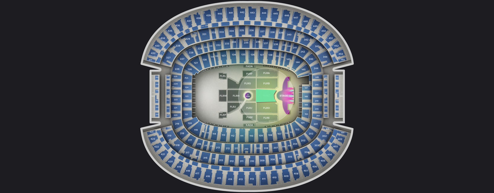 Seat view from Floor