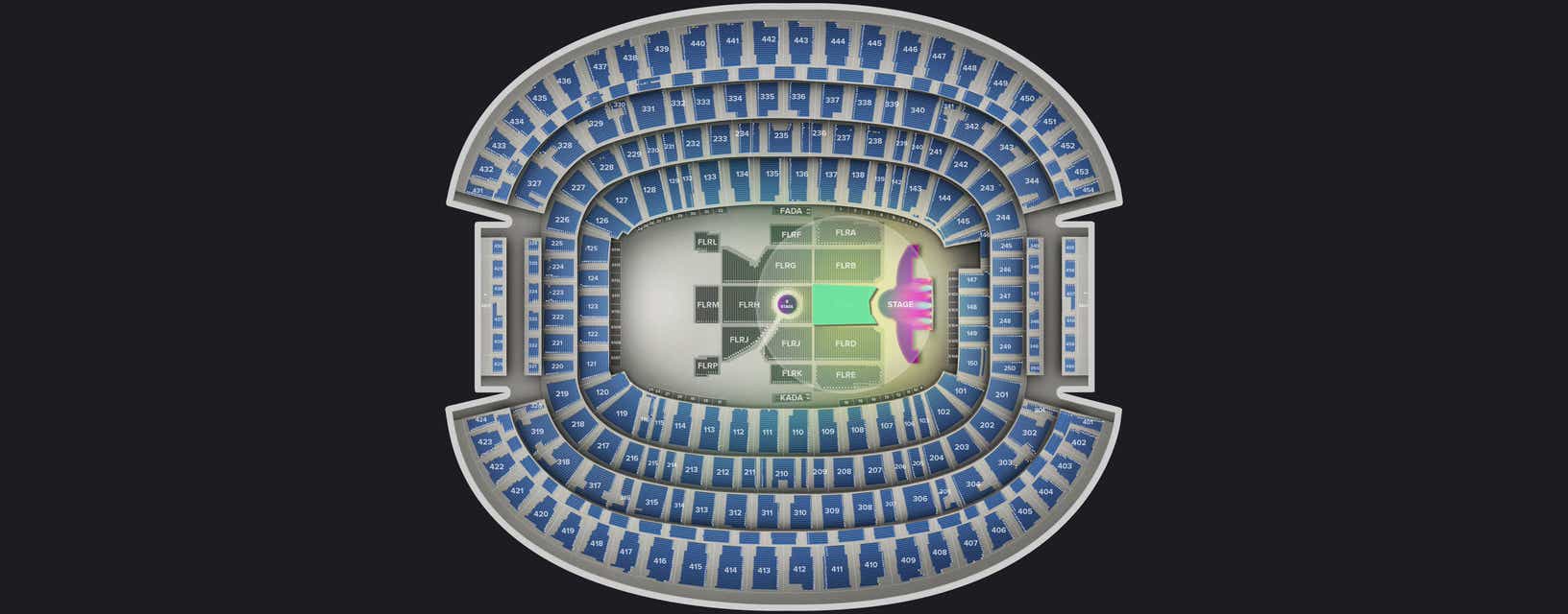 Seat view from Floor