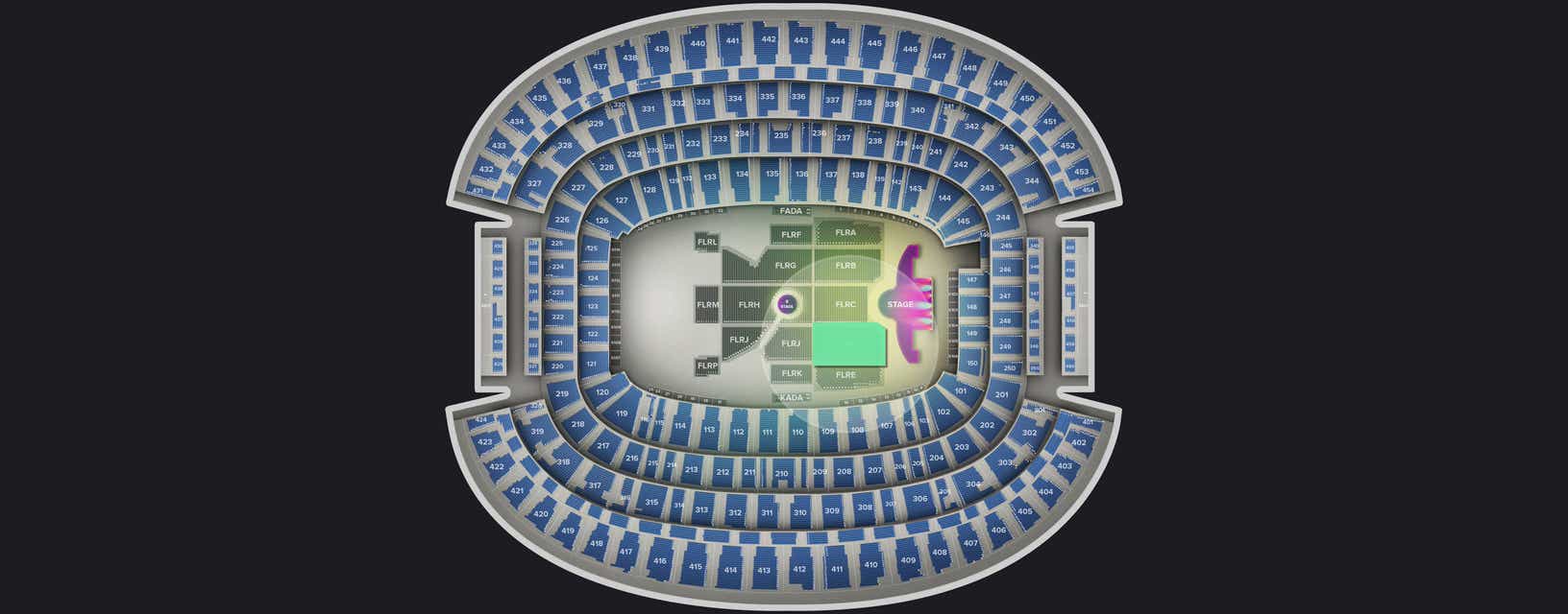 Seat view from Floor