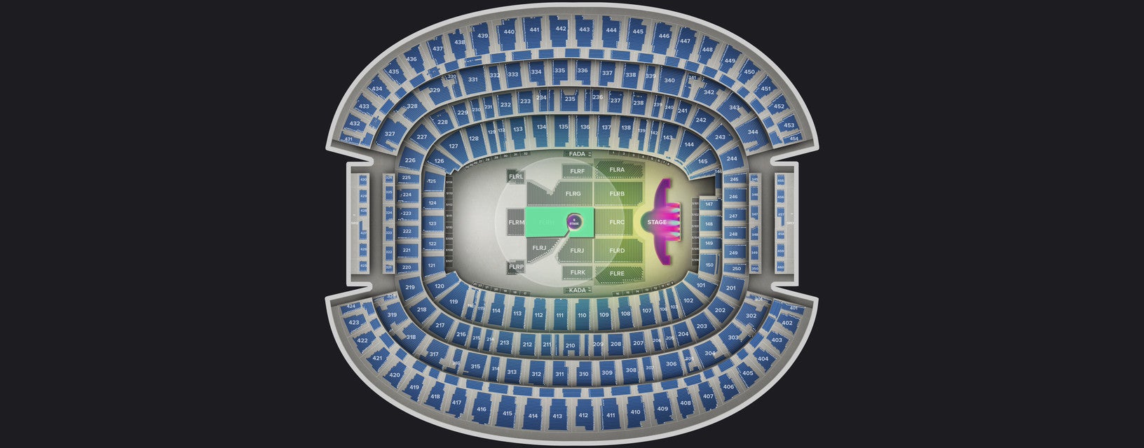 Seat view from Floor