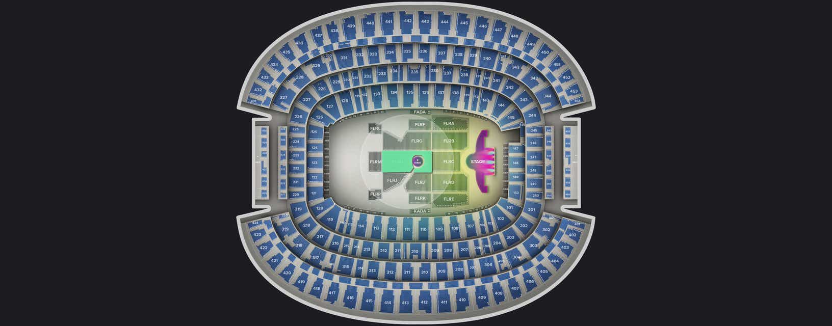 Seat view from Floor