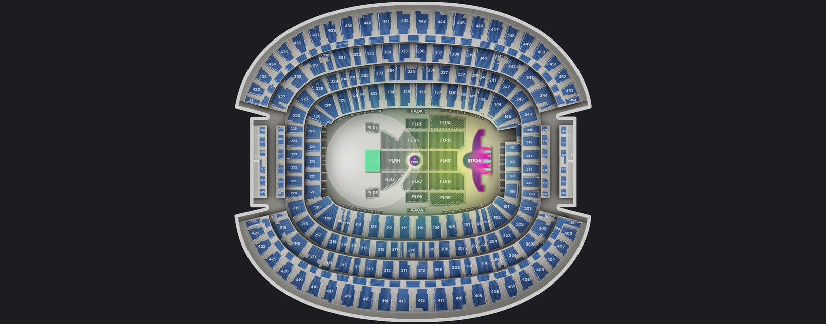 Seat view from Floor