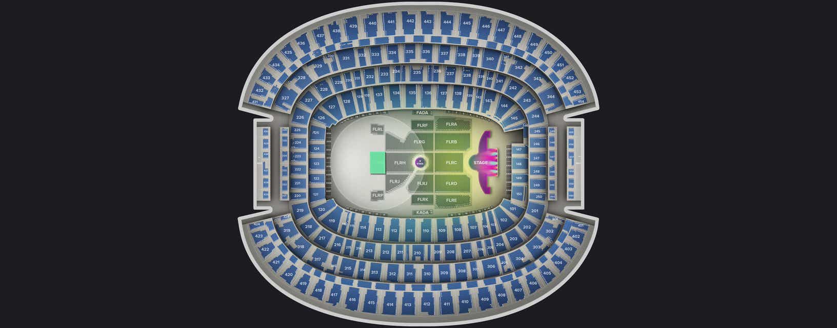 Seat view from Floor