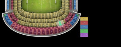 Seat view from Mezzanine