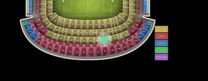 Seat view from Mezzanine