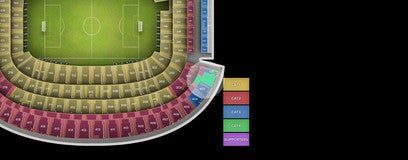 Seat view from Upper