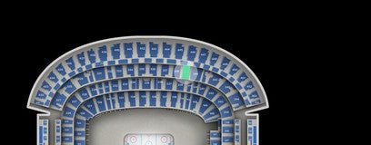 Seat view from Mezzanine