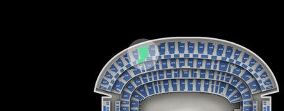 Seat view from Upper