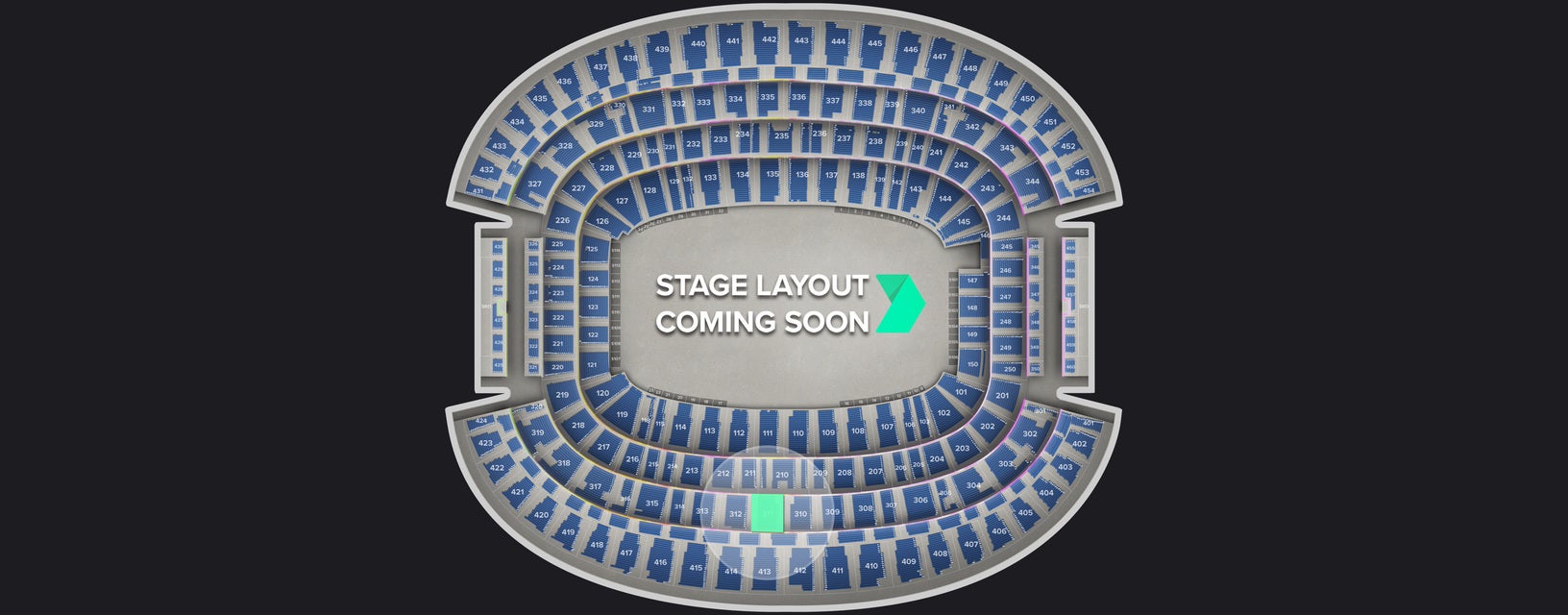 Seat view from Mezzanine