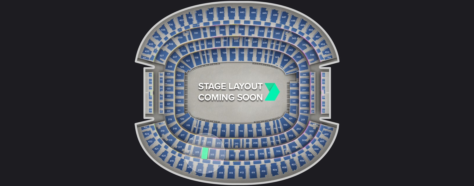 Seat view from Mezzanine