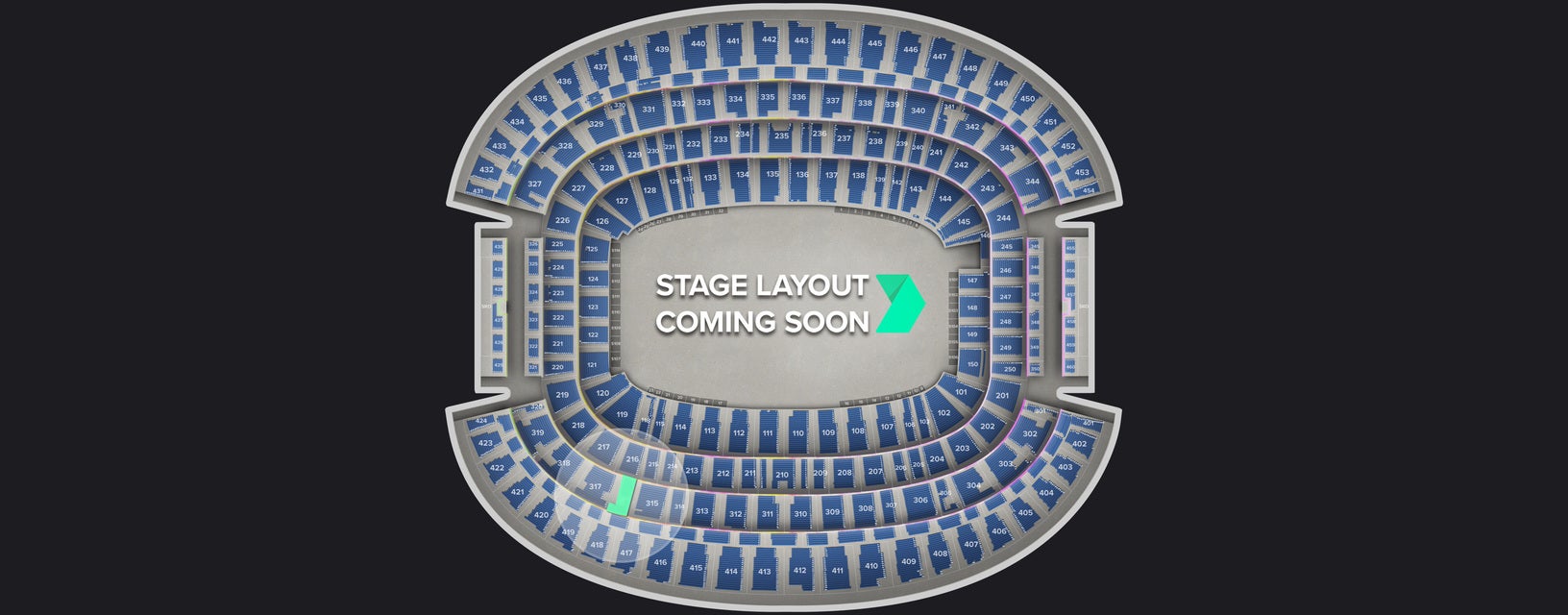 Seat view from Mezzanine