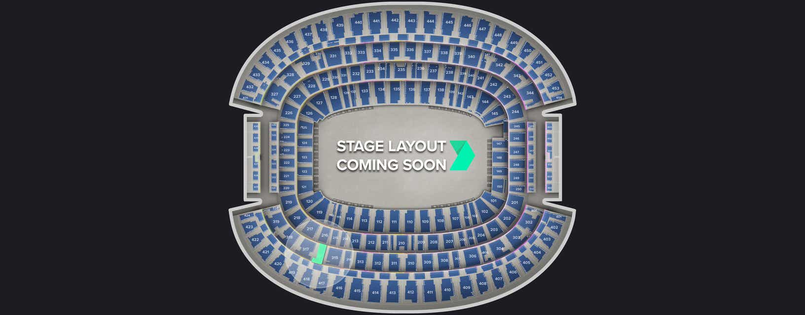 Seat view from Mezzanine