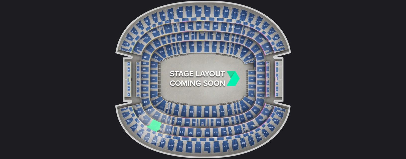Seat view from Mezzanine